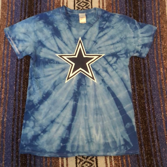 Dallas Cowboys Tie Dye Tee Shirt - Picture 1 of 12